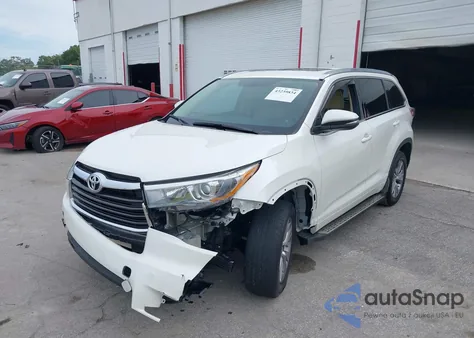 2015 Toyota Highlander Xle V6 из США, поврежденный, VIN 5TDKKRFH8FS113186